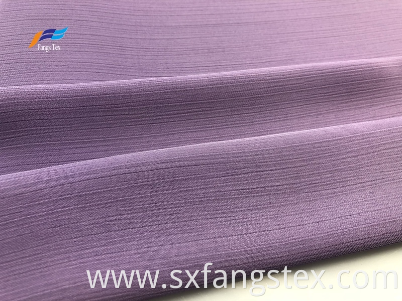 Wholesale 100% Polyester Crepe Ladies Dress Woven Fabric 1